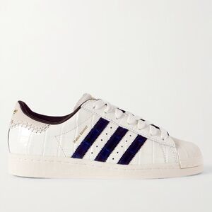 NWT ADIDAS ORIGINALS + Wales Bonner Superstar croc-effect leather sneakers